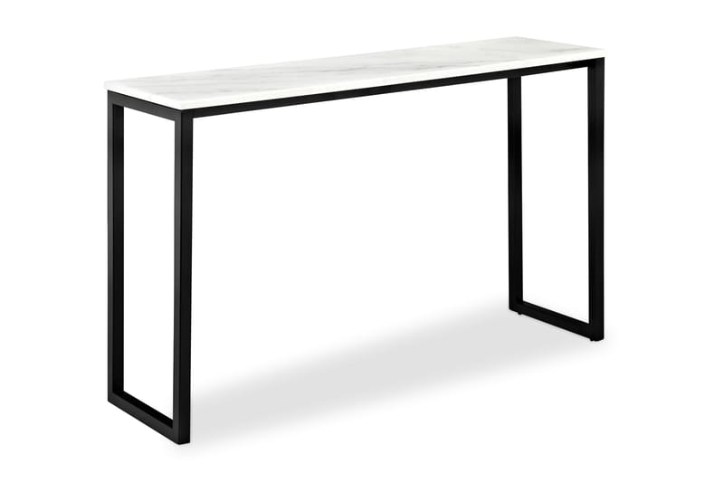 Erland Avlastningsbord 120 cm - Vit/Svart - Möbler - Bord & matgrupper - Avlastningsbord - Konsolbord & sidobord