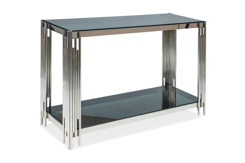Fossilana Konsollbord 120 cm - Glas/Silver - Möbler - Bord & matgrupper - Avlastningsbord - Konsolbord & sidobord