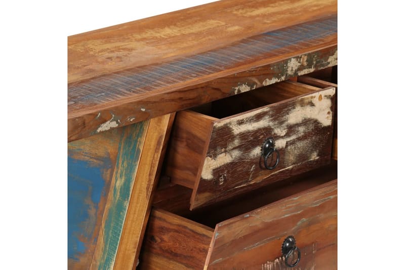 Konsolbord 110x30x75 cm massivt återvunnet trä - Flerfärgad - Möbler - Bord & matgrupper - Avlastningsbord - Konsolbord & sidobord