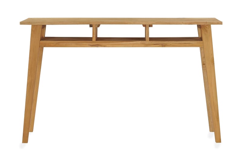 Konsolbord 120x35x75 cm massiv teak - Brun - Möbler - Bord & matgrupper - Avlastningsbord - Lampbord