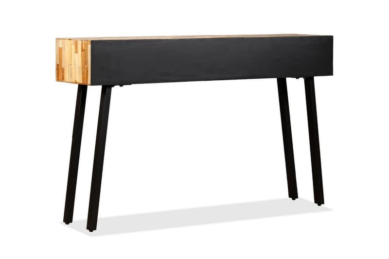 Konsolbord massivt återvunnet teakträ 120x30x76 cm - Flerfärgad - Möbler - Bord & matgrupper - Avlastningsbord - Konsolbord & sidobord