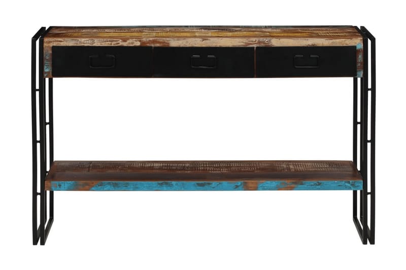 Konsolbord massivt återvunnet trä 120x30x76 cm - Brun - Möbler - Bord & matgrupper - Avlastningsbord - Konsolbord & sidobord