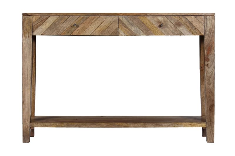 Konsolbord massivt mangoträ 118x30x80 cm - Brun - Möbler - Bord & matgrupper - Avlastningsbord - Konsolbord & sidobord