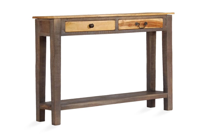 Konsolbord massivt trä vintage 118x30x80 cm - Brun - Möbler - Bord & matgrupper - Avlastningsbord - Konsolbord & sidobord