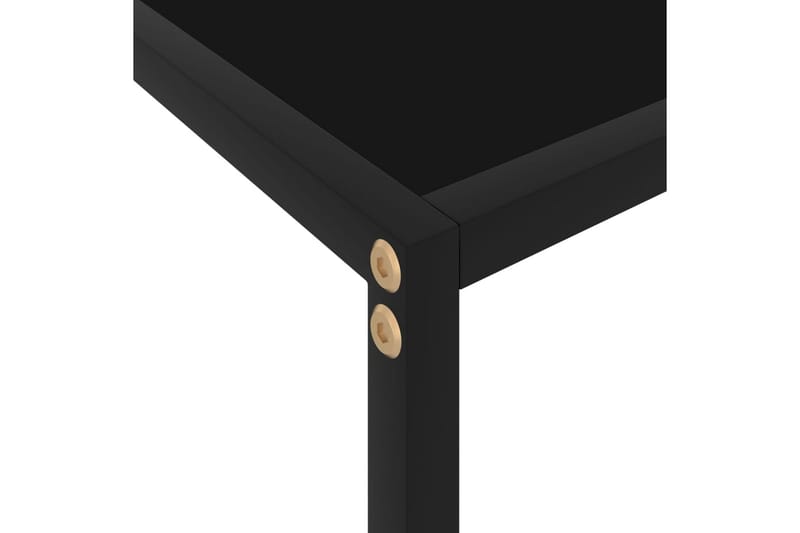 Konsolbord svart 100x35x75 cm härdat glas - Svart - Möbler - Bord & matgrupper - Avlastningsbord - Konsolbord & sidobord