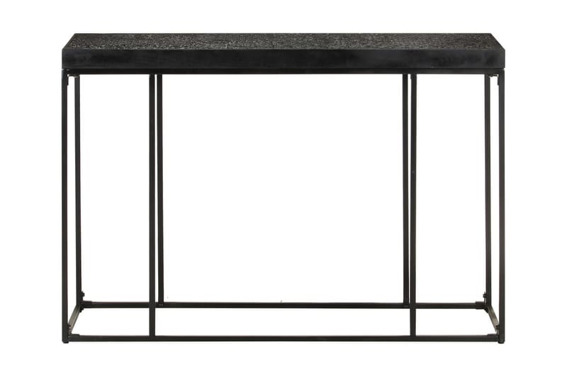 Konsolbord svart 110x35x76 cm massivt akaciaträ och mangoträ - Svart - Möbler - Bord & matgrupper - Avlastningsbord & sidobord - Konsolbord