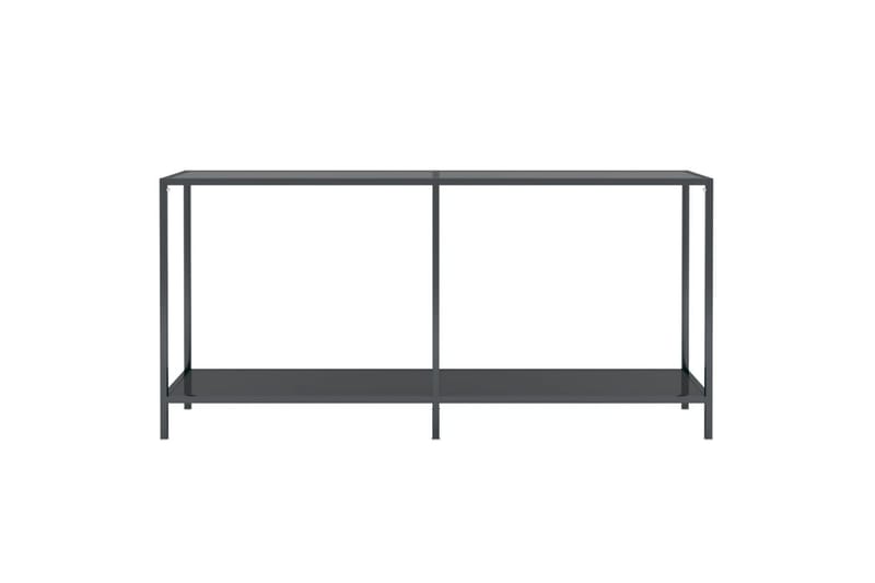 Konsolbord svart 160x35x75 cm härdat glas - Svart - Möbler - Bord & matgrupper - Avlastningsbord & sidobord - Konsolbord