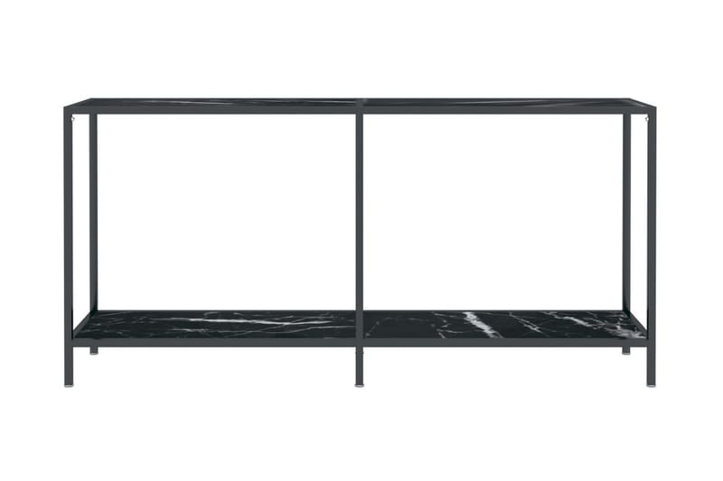 Konsolbord svart 160x35x75,5 cm härdat glas - Svart - Möbler - Bord & matgrupper - Avlastningsbord - Konsolbord & sidobord