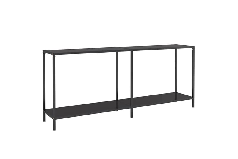 Konsolbord svart 180x35x75,5 cm härdat glas - Svart - Möbler - Bord & matgrupper - Avlastningsbord & sidobord - Konsolbord