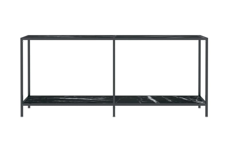 Konsolbord svart 180x35x75,5 cm härdat glas - Svart - Möbler - Bord & matgrupper - Avlastningsbord - Brickbord & småbord