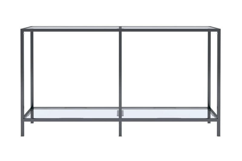 Konsolbord transparent 140x35x75,5 cm härdat glas - Transparent - Möbler - Bord & matgrupper - Avlastningsbord - Hallbord