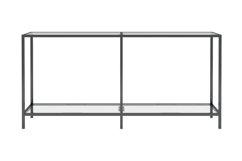 Konsolbord transparent 160x35x75 cm härdat glas - Transparent - Möbler - Bord & matgrupper - Avlastningsbord - Konsolbord & sidobord