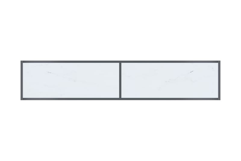 Konsolbord vit 180x35x75,5 cm härdat glas - Vit - Möbler - Bord & matgrupper - Avlastningsbord - Konsolbord & sidobord