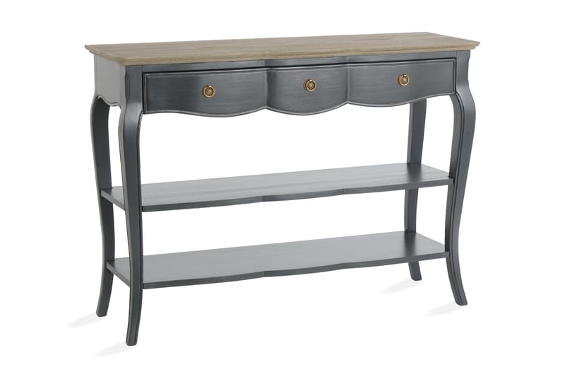 Konsollbord 110 cm - Mörkgrå/Trä/Natur - Möbler - Bord & matgrupper - Avlastningsbord & sidobord - Konsolbord & sidobord