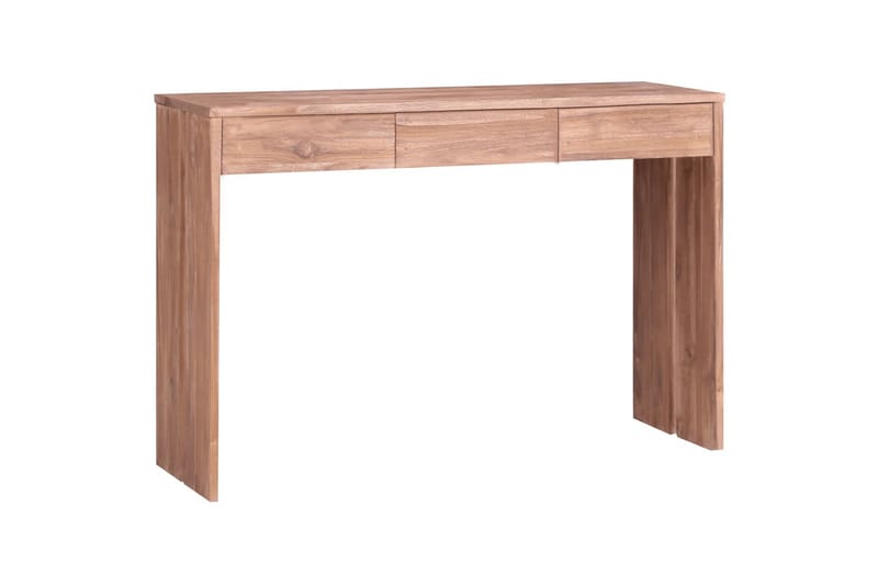 Konsollbord 110x35x75 cm massiv teak - Brun - Möbler - Bord & matgrupper - Avlastningsbord - Brickbord & småbord