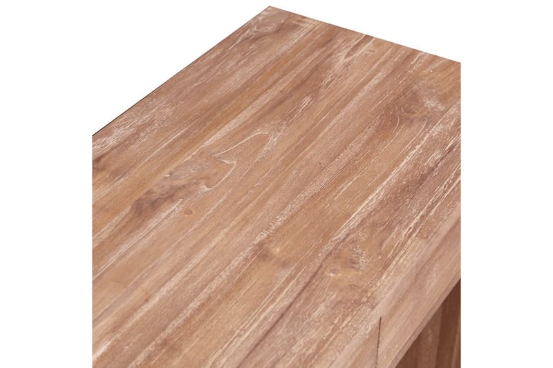 Konsollbord 110x35x75 cm massiv teak - Brun - Möbler - Bord & matgrupper - Avlastningsbord - Konsolbord & sidobord