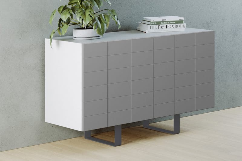 Niemis Avlastningsbord 45 cm - Vit|Grå - Möbler - Bord & matgrupper - Avlastningsbord - Brickbord & småbord