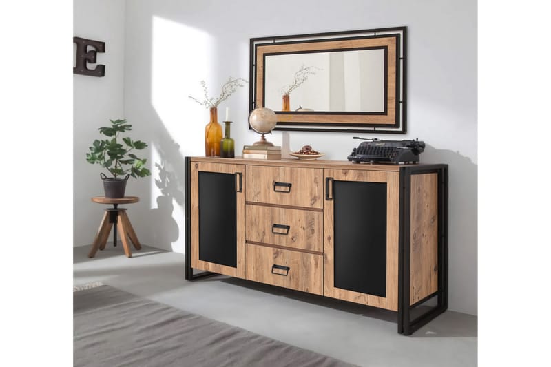 Olalla Konsollbord 160 cm - Natur/Svart - Möbler - Bord & matgrupper - Avlastningsbord - Brickbord & småbord
