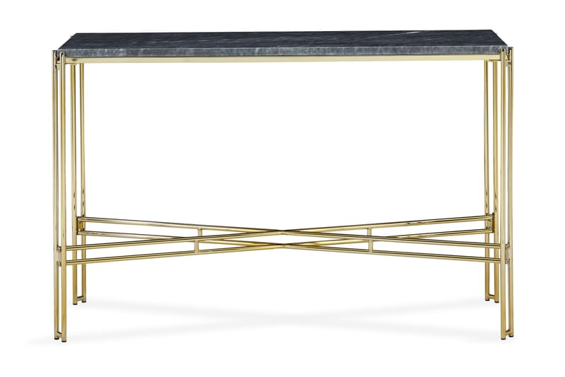 Ponza Avlastningsbord 110 cm Marmor - Grå/Mässing - Möbler - Bord & matgrupper - Avlastningsbord & sidobord - Hallbord