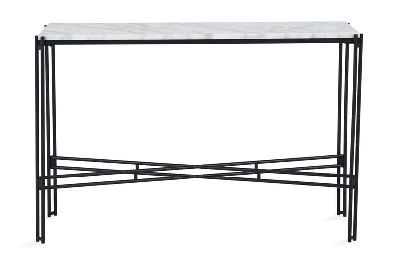 Ponza Avlastningsbord 110 cm Marmor - Svart/Vit - Möbler - Bord & matgrupper - Avlastningsbord - Konsolbord & sidobord