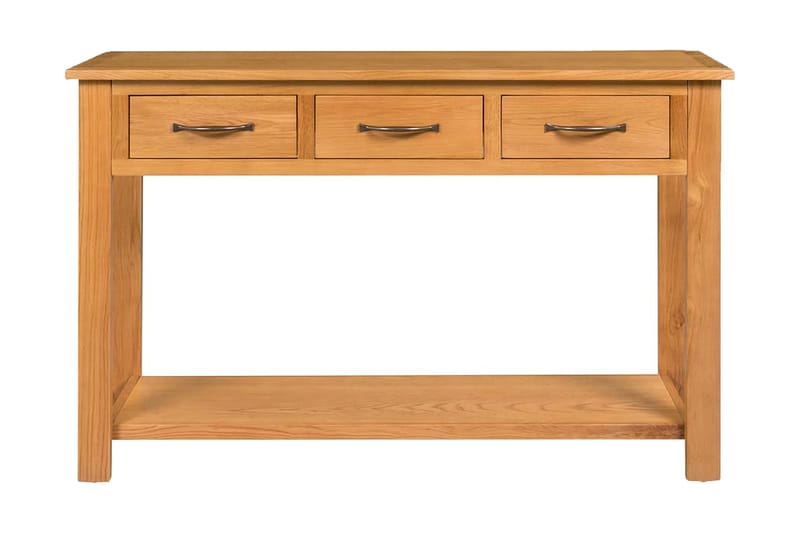 Avlastningsbord 110x35x75 cm massiv teak - Brun - Möbler - Bord & matgrupper - Avlastningsbord - Brickbord & småbord