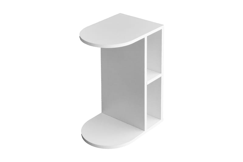 Koruco Sidobord 30x60x30 cm Oval - Vit - Möbler - Bord & matgrupper - Avlastningsbord - Brickbord & småbord
