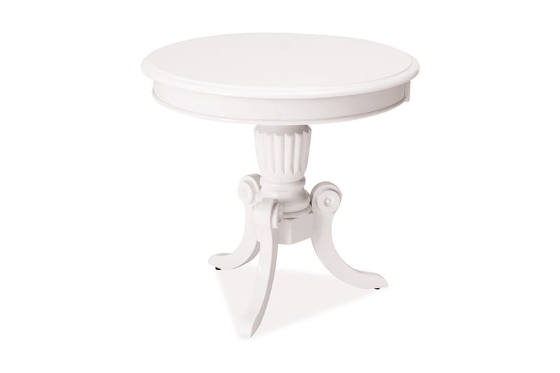 Lamoille Lampbord 60 cm Runt - Vit - Möbler - Bord & matgrupper - Avlastningsbord - Brickbord & småbord