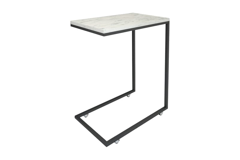 Maddeson Sidobord 46 cm - Svart/Vit - Möbler - Bord & matgrupper - Avlastningsbord - Brickbord & småbord