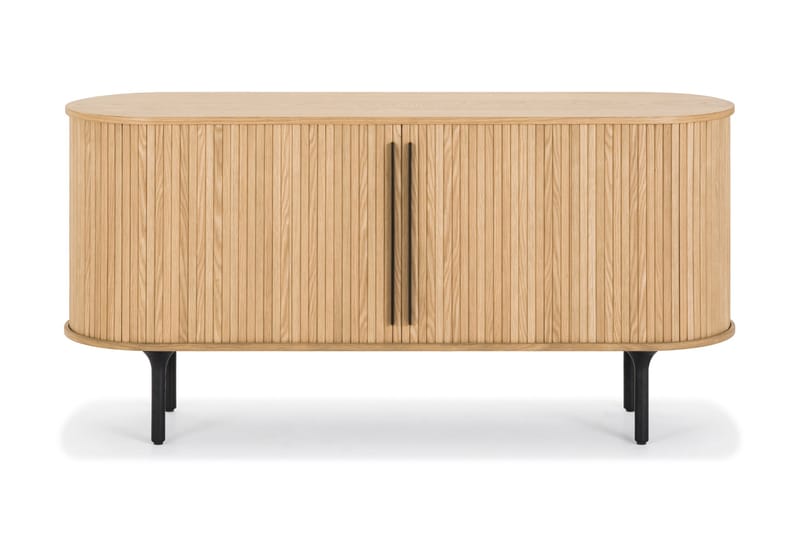 Noira Sideboard 150x45 cm Massiv Ek - Natur - Möbler - Bord & matgrupper - Avlastningsbord - Brickbord & småbord