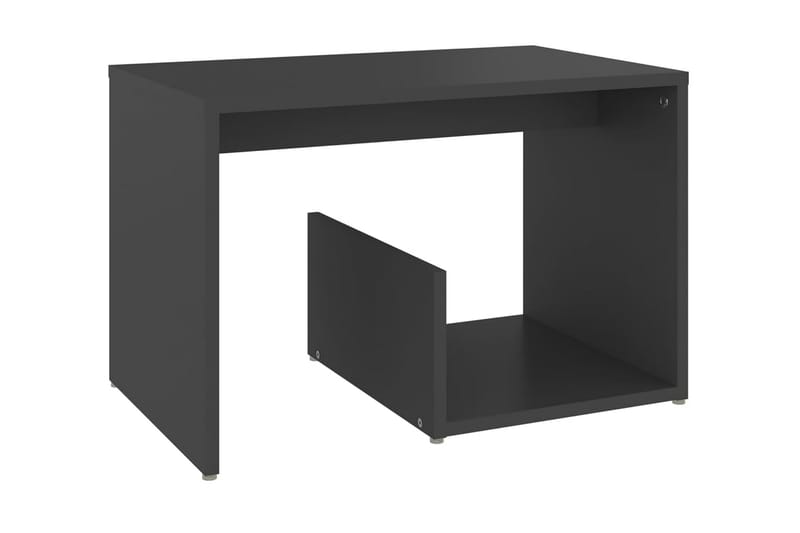 Sidobord grå 59x36x38 cm spånskiva - Grå - Möbler - Bord & matgrupper - Avlastningsbord & sidobord - Lampbord