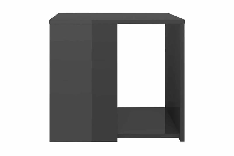 Sidobord grå högglans 50x50x45 cm spånskiva - Grå - Möbler - Bord & matgrupper - Avlastningsbord - Lampbord