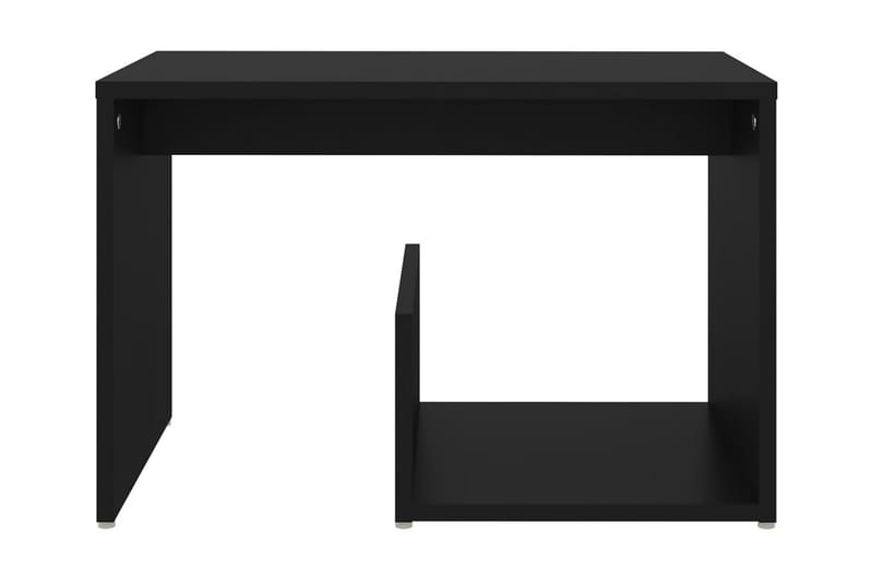 Sidobord svart 59x36x38 cm spånskiva - Svart - Möbler - Bord & matgrupper - Avlastningsbord & sidobord - Lampbord