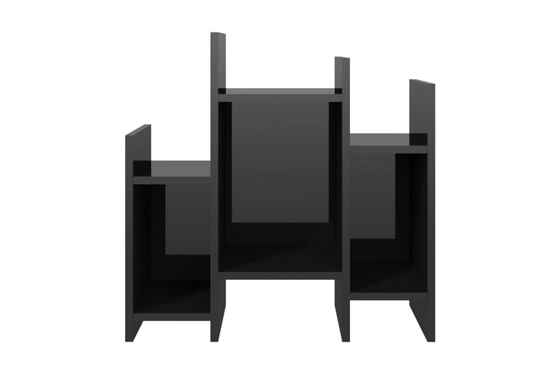 Sidobord svart högglans 60x26x60 cm spånskiva - Svart - Möbler - Bord & matgrupper - Avlastningsbord - Brickbord & småbord