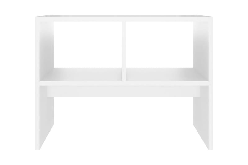 Sidobord vit 60x40x45 cm spånskiva - Vit - Möbler - Bord & matgrupper - Avlastningsbord - Lampbord
