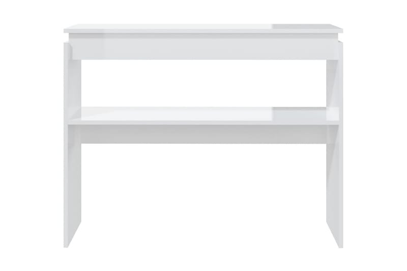 Sidobord vit högglans 102x30x80 cm spånskiva - Vit - Möbler - Bord & matgrupper - Avlastningsbord - Konsolbord & sidobord