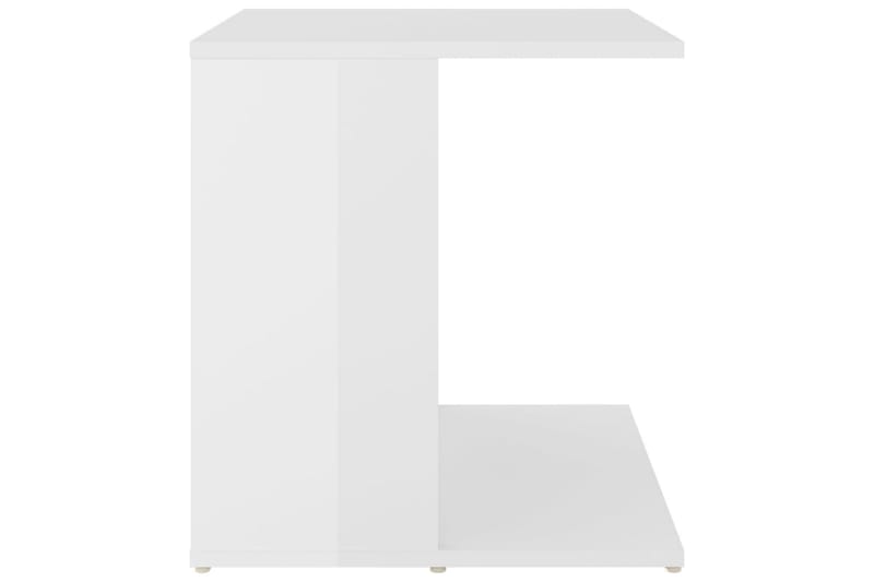 Sidobord vit högglans 45x45x48 cm spånskiva - Vit - Möbler - Bord & matgrupper - Avlastningsbord - Lampbord