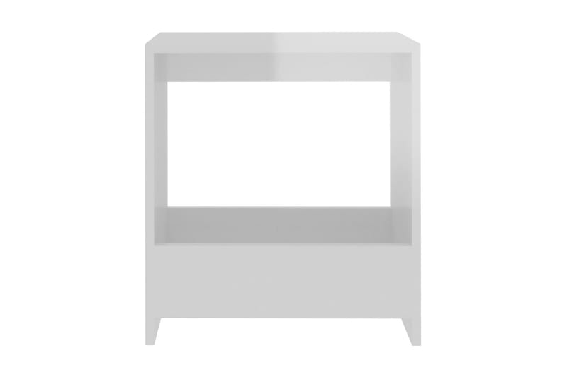 Sidobord vit högglans 50x26x50 cm spånskiva - Vit - Möbler - Bord & matgrupper - Avlastningsbord - Brickbord & småbord