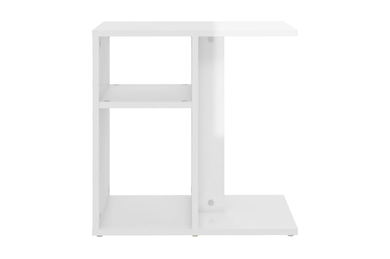 Sidobord vit högglans 50x30x50 cm spånskiva - Vit - Möbler - Bord & matgrupper - Avlastningsbord - Konsolbord & sidobord