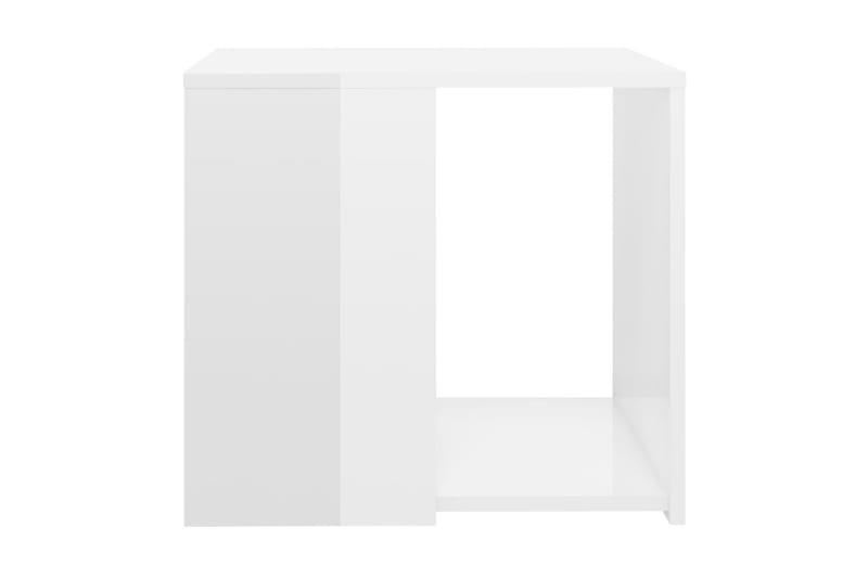 Sidobord vit högglans 50x50x45 cm spånskiva - Vit - Möbler - Bord & matgrupper - Avlastningsbord - Brickbord & småbord