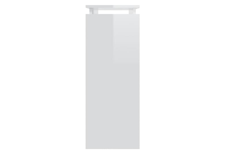 Sidobord vit högglans 80x30x80 cm spånskiva - Vit - Möbler - Bord & matgrupper - Avlastningsbord - Lampbord