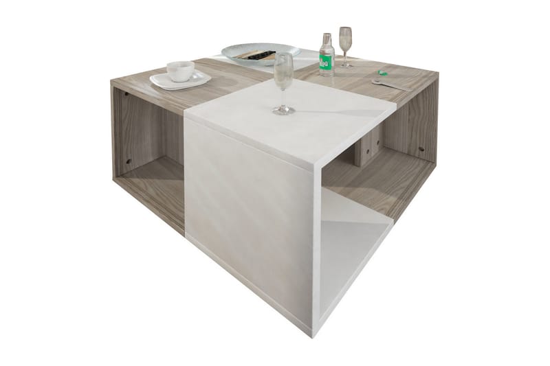 Vintalle Sidobord 30 cm Delbart - Vit - Möbler - Bord & matgrupper - Avlastningsbord - Brickbord & småbord