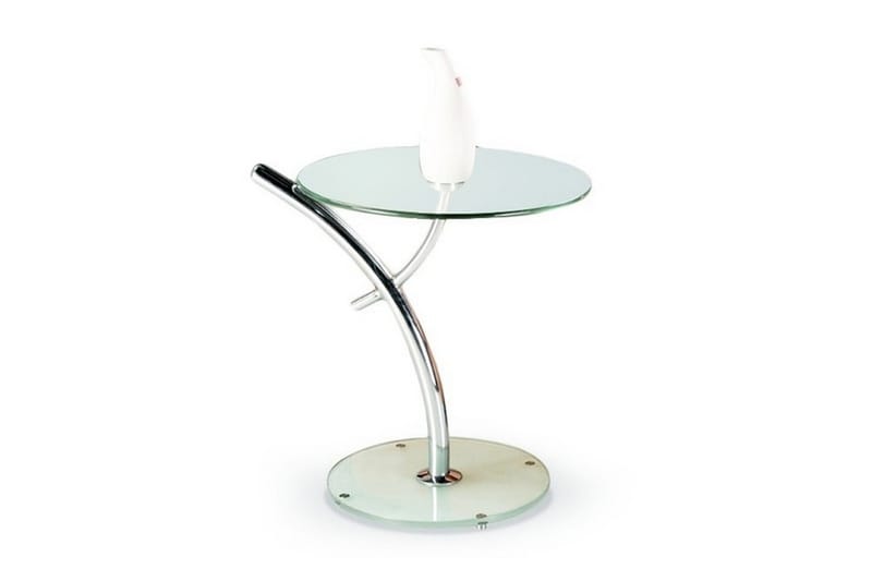 Werman Sidobord 50 cm Runt - Glas - Möbler - Bord & matgrupper - Avlastningsbord - Brickbord & småbord