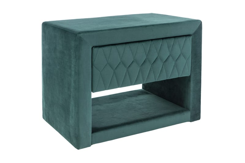 Azurro Sängbord 50 cm - Sammet/Grön - Möbler - Bord & matgrupper - Avlastningsbord - Sängbord & nattduksbord