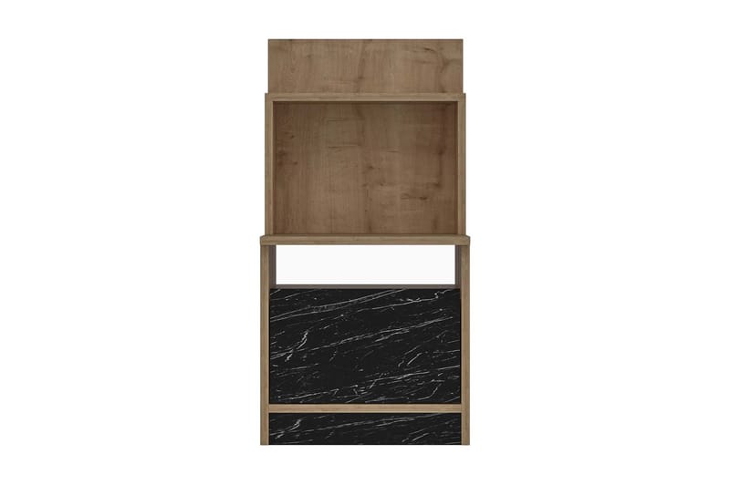 Breergel Sängbord 40 cm - Natur/Svart/Vit - Möbler - Bord & matgrupper - Avlastningsbord - Sängbord & nattduksbord