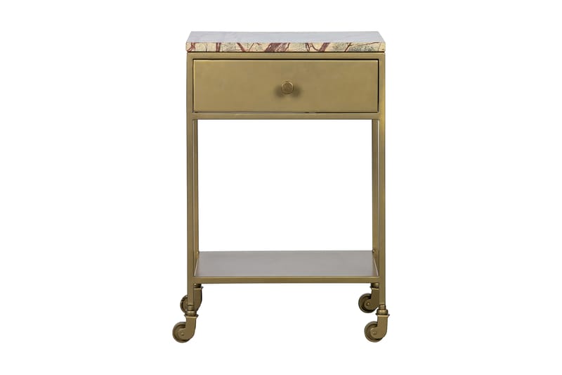Caitlin Sängbord 45 cm - Antik Mässing - Möbler - Bord & matgrupper - Avlastningsbord & sidobord - Sängbord & nattduksbord