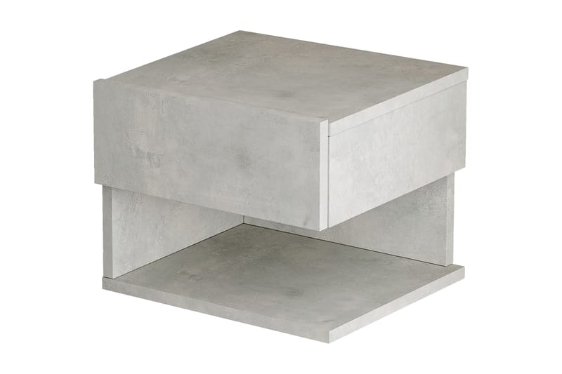 Cranner Sängbord 40 cm - Silver - Möbler - Bord & matgrupper - Avlastningsbord - Sängbord & nattduksbord