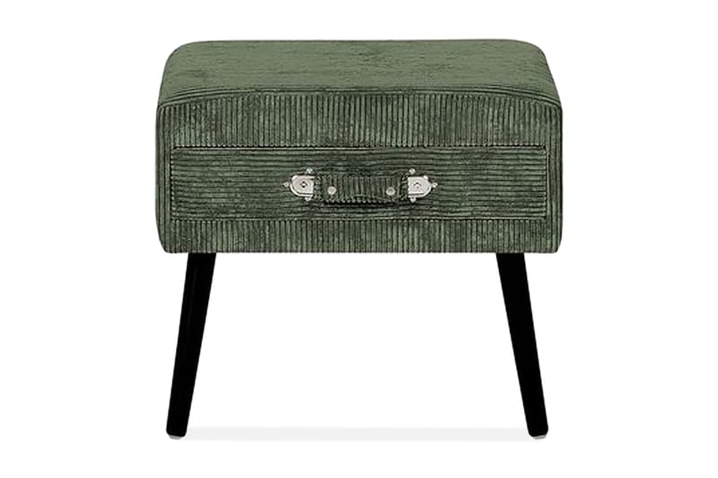 Jalendu Sängbord 50 cm - Grön/Konstläder - Möbler - Bord & matgrupper - Avlastningsbord - Sängbord & nattduksbord