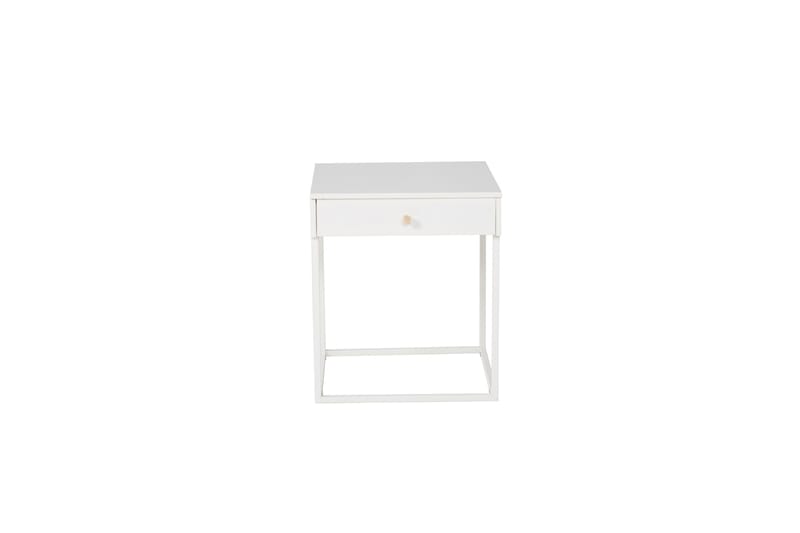 Lovenote Sängbord 43 cm med Förvaring Låda - Vit - Möbler - Bord & matgrupper - Avlastningsbord - Sängbord & nattduksbord