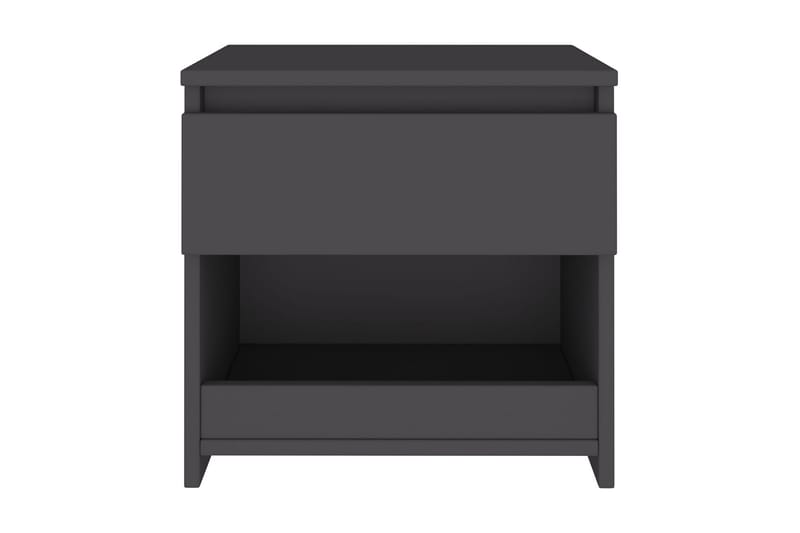 Nattduksbord grå 40x30x39 cm spånskiva - Grå - Möbler - Bord & matgrupper - Avlastningsbord - Sängbord & nattduksbord