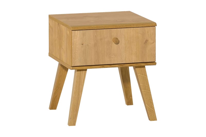 Nature Sängbord 40 cm med Förvaring Ek - Natur - Möbler - Bord & matgrupper - Avlastningsbord - Sängbord & nattduksbord
